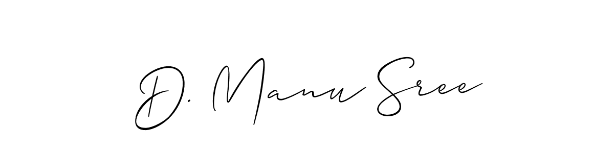 See photos of D. Manu Sree official signature by Spectra . Check more albums & portfolios. Read reviews & check more about Allison_Script font. D. Manu Sree signature style 2 images and pictures png