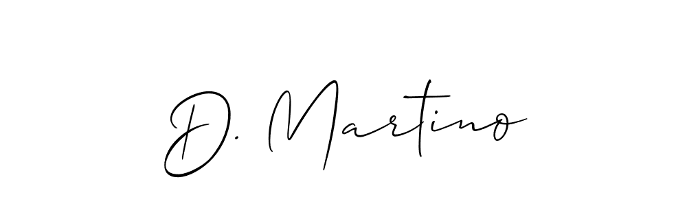 The best way (Allison_Script) to make a short signature is to pick only two or three words in your name. The name D. Martino include a total of six letters. For converting this name. D. Martino signature style 2 images and pictures png