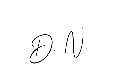 Create a beautiful signature design for name D. N.. With this signature (Allison_Script) fonts, you can make a handwritten signature for free. D. N. signature style 2 images and pictures png