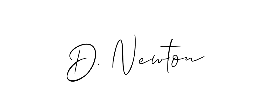 Design your own signature with our free online signature maker. With this signature software, you can create a handwritten (Allison_Script) signature for name D. Newton. D. Newton signature style 2 images and pictures png