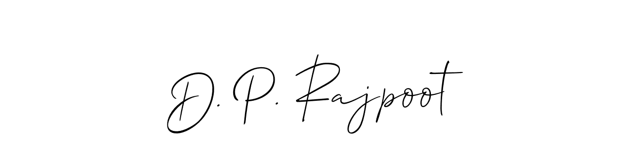 Check out images of Autograph of D. P. Rajpoot name. Actor D. P. Rajpoot Signature Style. Allison_Script is a professional sign style online. D. P. Rajpoot signature style 2 images and pictures png