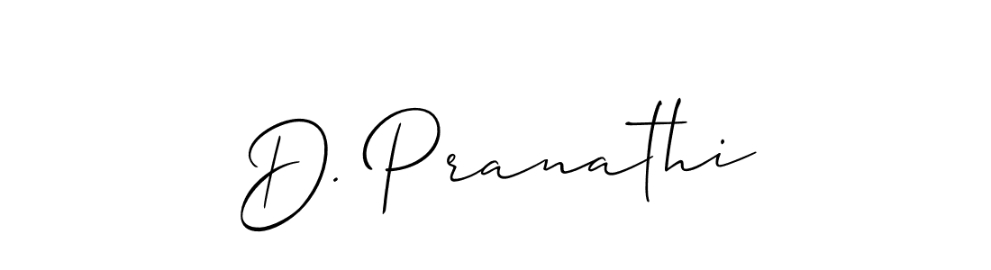 Also You can easily find your signature by using the search form. We will create D. Pranathi name handwritten signature images for you free of cost using Allison_Script sign style. D. Pranathi signature style 2 images and pictures png