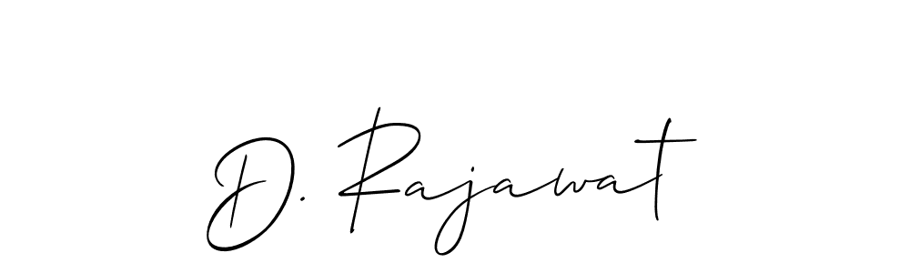 Once you've used our free online signature maker to create your best signature Allison_Script style, it's time to enjoy all of the benefits that D. Rajawat name signing documents. D. Rajawat signature style 2 images and pictures png