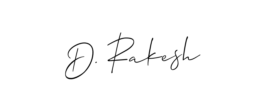 Also You can easily find your signature by using the search form. We will create D. Rakesh name handwritten signature images for you free of cost using Allison_Script sign style. D. Rakesh signature style 2 images and pictures png