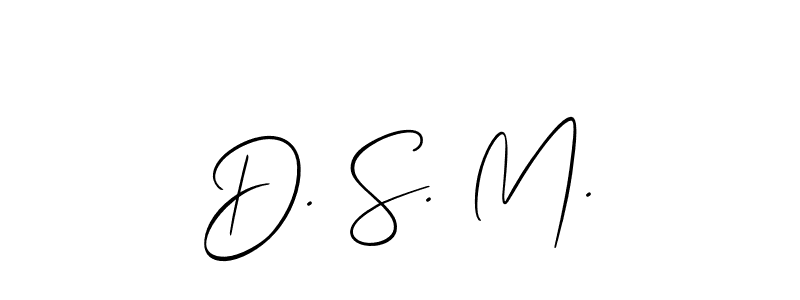 Similarly Allison_Script is the best handwritten signature design. Signature creator online .You can use it as an online autograph creator for name D. S. M.. D. S. M. signature style 2 images and pictures png