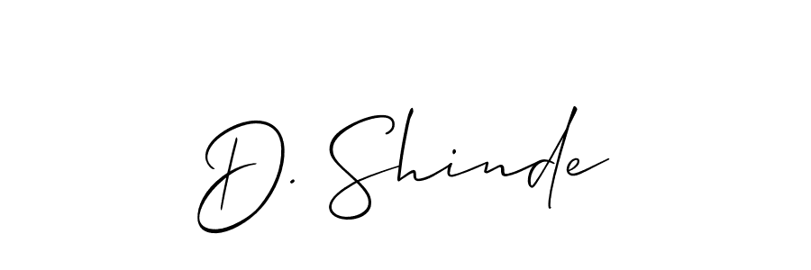 Check out images of Autograph of D. Shinde name. Actor D. Shinde Signature Style. Allison_Script is a professional sign style online. D. Shinde signature style 2 images and pictures png