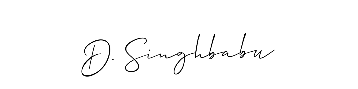 Here are the top 10 professional signature styles for the name D. Singhbabu. These are the best autograph styles you can use for your name. D. Singhbabu signature style 2 images and pictures png