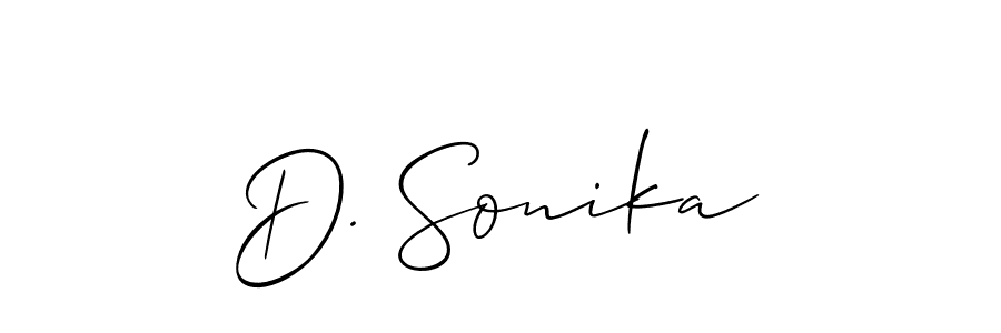 Once you've used our free online signature maker to create your best signature Allison_Script style, it's time to enjoy all of the benefits that D. Sonika name signing documents. D. Sonika signature style 2 images and pictures png