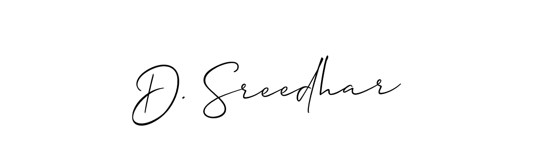 Once you've used our free online signature maker to create your best signature Allison_Script style, it's time to enjoy all of the benefits that D. Sreedhar name signing documents. D. Sreedhar signature style 2 images and pictures png