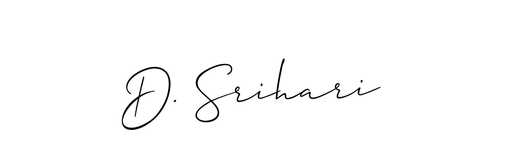 D. Srihari stylish signature style. Best Handwritten Sign (Allison_Script) for my name. Handwritten Signature Collection Ideas for my name D. Srihari. D. Srihari signature style 2 images and pictures png