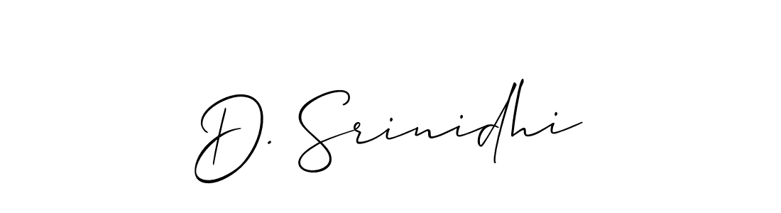 How to Draw D. Srinidhi signature style? Allison_Script is a latest design signature styles for name D. Srinidhi. D. Srinidhi signature style 2 images and pictures png