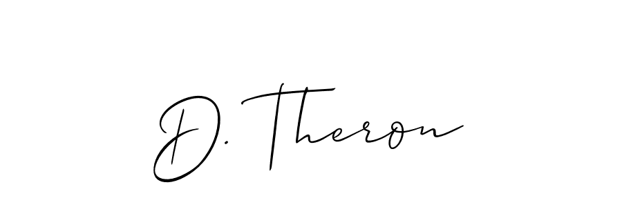 Best and Professional Signature Style for D. Theron. Allison_Script Best Signature Style Collection. D. Theron signature style 2 images and pictures png