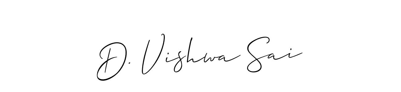 Once you've used our free online signature maker to create your best signature Allison_Script style, it's time to enjoy all of the benefits that D. Vishwa Sai name signing documents. D. Vishwa Sai signature style 2 images and pictures png