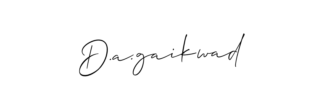 How to make D.a.gaikwad signature? Allison_Script is a professional autograph style. Create handwritten signature for D.a.gaikwad name. D.a.gaikwad signature style 2 images and pictures png