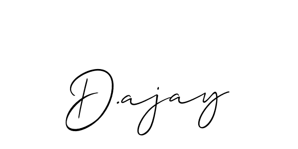 Here are the top 10 professional signature styles for the name D.ajay. These are the best autograph styles you can use for your name. D.ajay signature style 2 images and pictures png