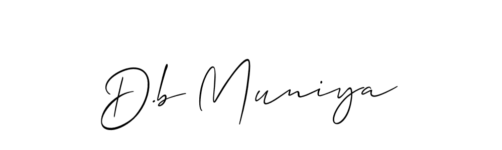 Make a beautiful signature design for name D.b Muniya. Use this online signature maker to create a handwritten signature for free. D.b Muniya signature style 2 images and pictures png