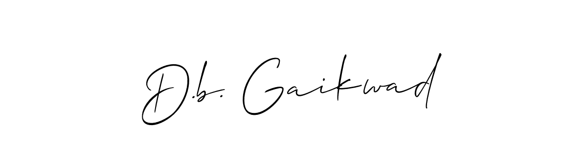 You should practise on your own different ways (Allison_Script) to write your name (D.b. Gaikwad) in signature. don't let someone else do it for you. D.b. Gaikwad signature style 2 images and pictures png