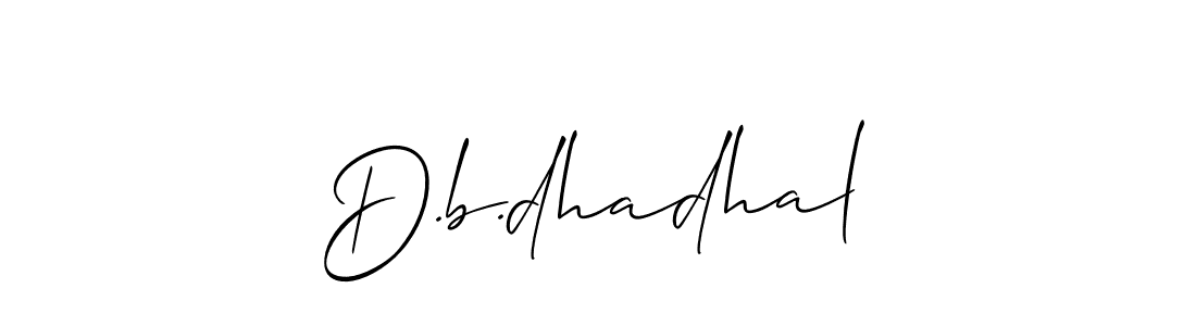 Here are the top 10 professional signature styles for the name D.b.dhadhal. These are the best autograph styles you can use for your name. D.b.dhadhal signature style 2 images and pictures png