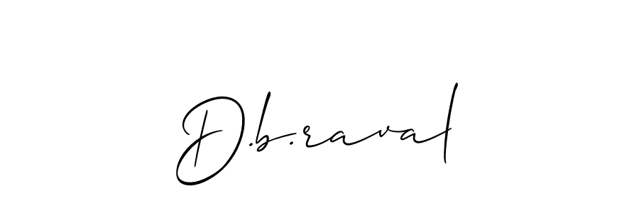 Use a signature maker to create a handwritten signature online. With this signature software, you can design (Allison_Script) your own signature for name D.b.raval. D.b.raval signature style 2 images and pictures png