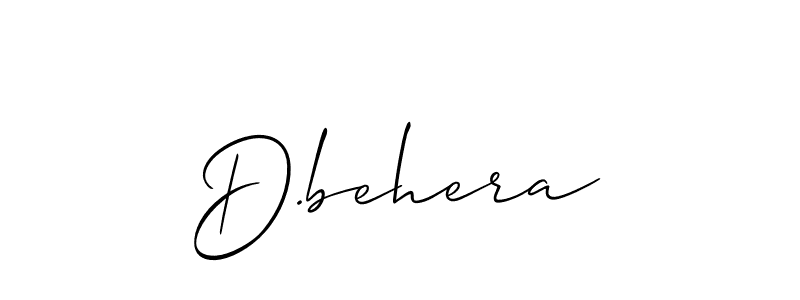Best and Professional Signature Style for D.behera. Allison_Script Best Signature Style Collection. D.behera signature style 2 images and pictures png