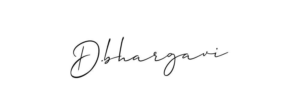 Also You can easily find your signature by using the search form. We will create D.bhargavi name handwritten signature images for you free of cost using Allison_Script sign style. D.bhargavi signature style 2 images and pictures png