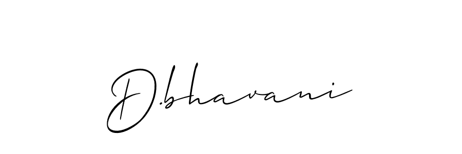 Allison_Script is a professional signature style that is perfect for those who want to add a touch of class to their signature. It is also a great choice for those who want to make their signature more unique. Get D.bhavani name to fancy signature for free. D.bhavani signature style 2 images and pictures png