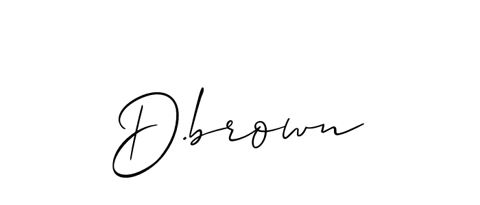Check out images of Autograph of D.brown name. Actor D.brown Signature Style. Allison_Script is a professional sign style online. D.brown signature style 2 images and pictures png