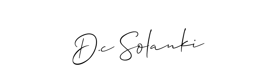 It looks lik you need a new signature style for name D.c Solanki. Design unique handwritten (Allison_Script) signature with our free signature maker in just a few clicks. D.c Solanki signature style 2 images and pictures png