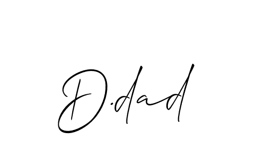 Once you've used our free online signature maker to create your best signature Allison_Script style, it's time to enjoy all of the benefits that D.dad name signing documents. D.dad signature style 2 images and pictures png