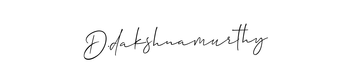 Similarly Allison_Script is the best handwritten signature design. Signature creator online .You can use it as an online autograph creator for name D.dakshnamurthy. D.dakshnamurthy signature style 2 images and pictures png