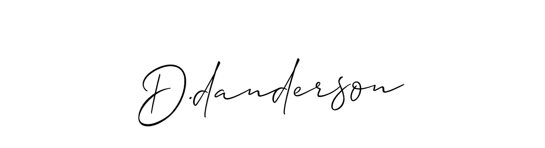 You should practise on your own different ways (Allison_Script) to write your name (D.danderson) in signature. don't let someone else do it for you. D.danderson signature style 2 images and pictures png