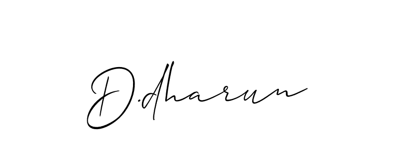 See photos of D.dharun official signature by Spectra . Check more albums & portfolios. Read reviews & check more about Allison_Script font. D.dharun signature style 2 images and pictures png