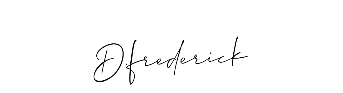 78+ D.frederick Name Signature Style Ideas | Superb eSignature