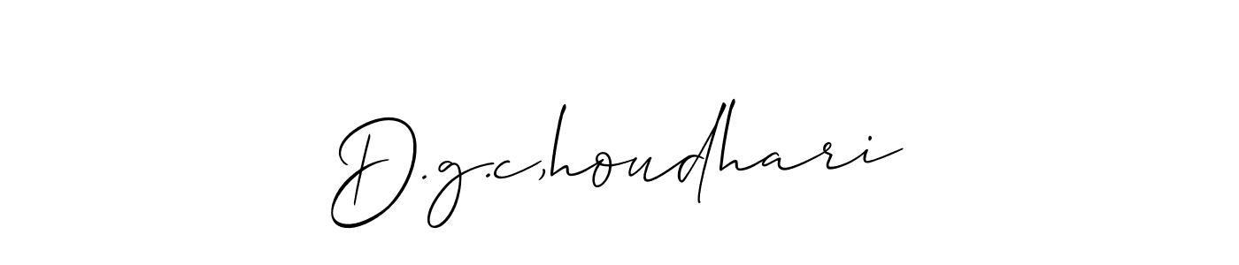Also we have D.g.c,houdhari name is the best signature style. Create professional handwritten signature collection using Allison_Script autograph style. D.g.c,houdhari signature style 2 images and pictures png