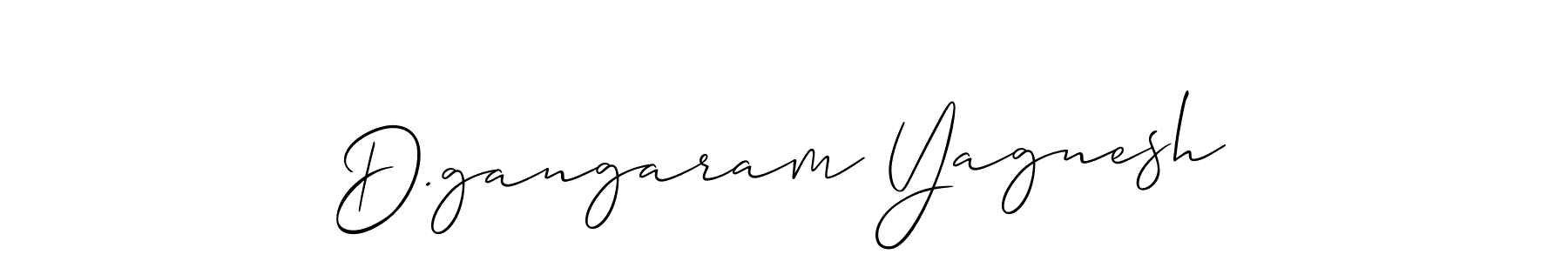 Make a beautiful signature design for name D.gangaram Yagnesh. Use this online signature maker to create a handwritten signature for free. D.gangaram Yagnesh signature style 2 images and pictures png