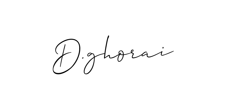 Make a short D.ghorai signature style. Manage your documents anywhere anytime using Allison_Script. Create and add eSignatures, submit forms, share and send files easily. D.ghorai signature style 2 images and pictures png