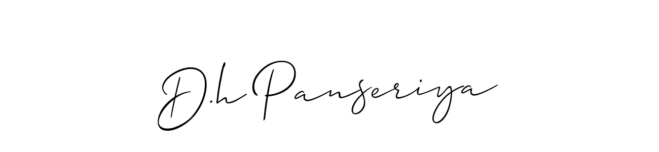 Make a beautiful signature design for name D.h Panseriya. Use this online signature maker to create a handwritten signature for free. D.h Panseriya signature style 2 images and pictures png