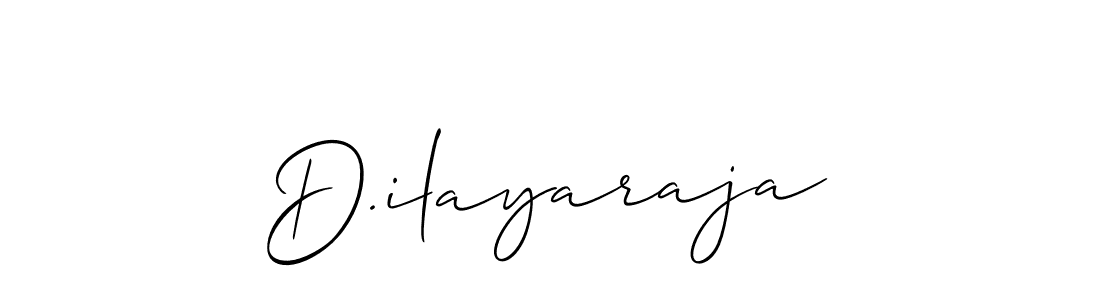 Create a beautiful signature design for name D.ilayaraja. With this signature (Allison_Script) fonts, you can make a handwritten signature for free. D.ilayaraja signature style 2 images and pictures png