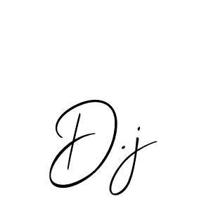 Allison_Script is a professional signature style that is perfect for those who want to add a touch of class to their signature. It is also a great choice for those who want to make their signature more unique. Get D.j name to fancy signature for free. D.j signature style 2 images and pictures png