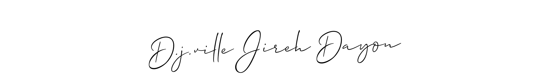 See photos of D.j.ville Jireh Dayon official signature by Spectra . Check more albums & portfolios. Read reviews & check more about Allison_Script font. D.j.ville Jireh Dayon signature style 2 images and pictures png