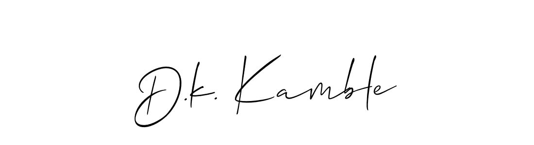 Similarly Allison_Script is the best handwritten signature design. Signature creator online .You can use it as an online autograph creator for name D.k. Kamble. D.k. Kamble signature style 2 images and pictures png