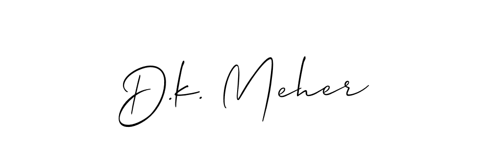 Once you've used our free online signature maker to create your best signature Allison_Script style, it's time to enjoy all of the benefits that D.k. Meher name signing documents. D.k. Meher signature style 2 images and pictures png