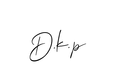 Design your own signature with our free online signature maker. With this signature software, you can create a handwritten (Allison_Script) signature for name D.k.p. D.k.p signature style 2 images and pictures png