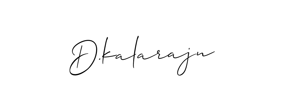 Similarly Allison_Script is the best handwritten signature design. Signature creator online .You can use it as an online autograph creator for name D.kalarajn. D.kalarajn signature style 2 images and pictures png