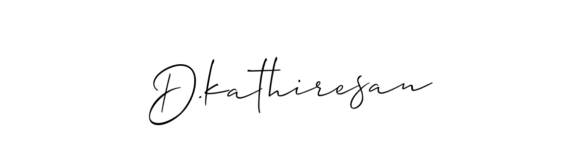 Also You can easily find your signature by using the search form. We will create D.kathiresan name handwritten signature images for you free of cost using Allison_Script sign style. D.kathiresan signature style 2 images and pictures png