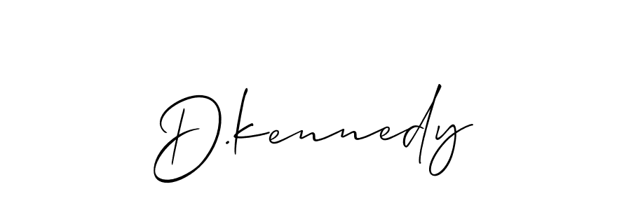 Best and Professional Signature Style for D.kennedy. Allison_Script Best Signature Style Collection. D.kennedy signature style 2 images and pictures png