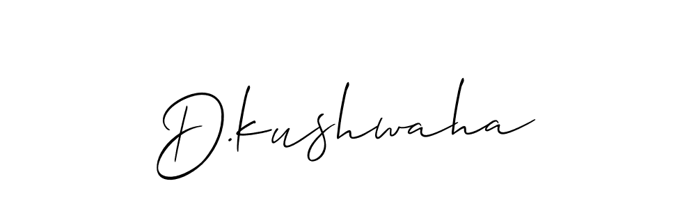 You should practise on your own different ways (Allison_Script) to write your name (D.kushwaha) in signature. don't let someone else do it for you. D.kushwaha signature style 2 images and pictures png