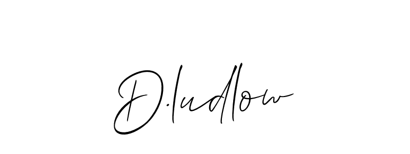 Also You can easily find your signature by using the search form. We will create D.ludlow name handwritten signature images for you free of cost using Allison_Script sign style. D.ludlow signature style 2 images and pictures png