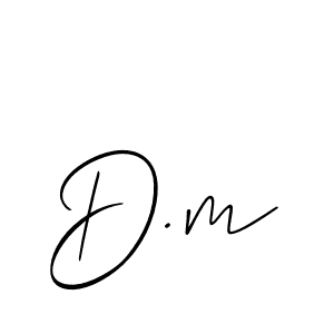 if you are searching for the best signature style for your name D.m. so please give up your signature search. here we have designed multiple signature styles  using Allison_Script. D.m signature style 2 images and pictures png