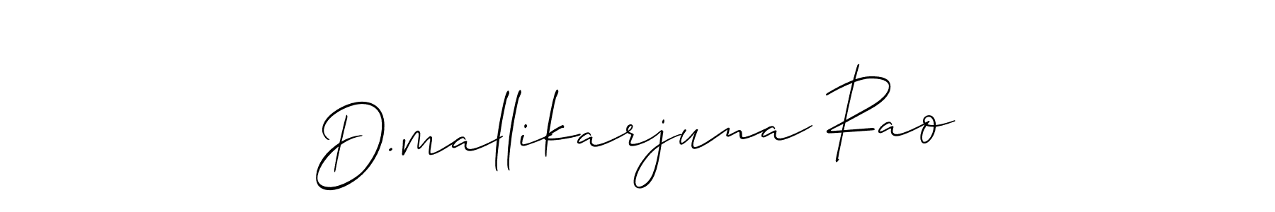 You should practise on your own different ways (Allison_Script) to write your name (D.mallikarjuna Rao) in signature. don't let someone else do it for you. D.mallikarjuna Rao signature style 2 images and pictures png